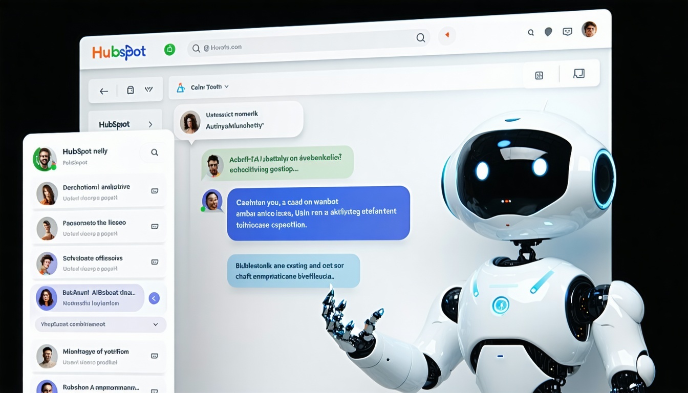 HubSpot integration with AI chatbot workflow